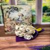 Literary Blooms Handmade Alice's Adventures in Wonderland and Through The Looking Glass Mini Rose Bouquet, Paper Flowers Made from Book Pages- Gift for Anniversary, Birthday, Weddings- Miniature view 2