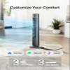 PELONIS 40-inch Bladeless Tower Fan for Bedroom, Standing Fan with Remote Control, 26ft/s, 90 Oscillation, 3 Speed Settings, 27 dB, 3 Modes, 15-Hour Timer, LED Display, Fan that Blows Cold Air, Black view 3