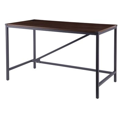 Alera Industrial Series Table Desk, 47.25" X 23.63" X 29.5", Modern Walnut