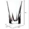 Barski Vase - Crystal Glass - 12" H - for Flowers - Roses - Square Bottom - Round Opening - Made in Europe view 2