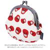 3.3 Size Coin Pouch Plum Red Made in Japan Furoshiki Fabric Japanese Pattern Souvenir view 3