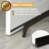 MAXTID Door Draft Stoppers 36" Adjustable Door Bottom Seal Strip Draft Blocker Weather Stripping for Exterior/Interior Doors Brown view 4