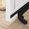 MAXTID Door Draft Stopper 36 Inch Black Adjustable Door Draft Blocker Front Door Draft Guard for Bottom of Doors Weather Stripping Door Seal Strip view 1