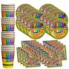 Crayon Birthday Party Supplies Set Plates Napkins Cups Tableware Kit for 16 view 1