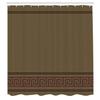 Ambesonne Abstract Shower Curtain, Simplistic Classic Greek Inspired Pattern in Monochrome Design, Cloth Fabric Bathroom Decor Set with Hooks, 69" W x 70" L, Maroon and Dark Cocoa view 2