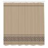 Ambesonne Abstract Shower Curtain, Simplistic Classic Greek Inspired Pattern in Monochrome Design, Cloth Fabric Bathroom Decor Set with Hooks, 69" W x 70" L, Dark Tan and Brown view 2