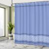 Ambesonne Abstract Shower Curtain, Simplistic Classic Greek Inspired Pattern in Monochrome Design, Cloth Fabric Bathroom Decor Set with Hooks, 69" W x 70" L, Mauve Taupe view 4