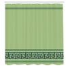 Ambesonne Abstract Shower Curtain, Simplistic Classic Greek Inspired Pattern in Monochrome Design, Cloth Fabric Bathroom Decor Set with Hooks, 69" W x 70" L, Green and Night Blue view 2