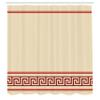 Ambesonne Abstract Shower Curtain, Simplistic Classic Greek Inspired Pattern in Monochrome Design, Cloth Fabric Bathroom Decor Set with Hooks, 69" W x 75" L, Red and Burgundy view 2