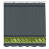 Ambesonne Abstract Shower Curtain, Simplistic Classic Greek Inspired Pattern in Monochrome Design, Cloth Fabric Bathroom Decor Set with Hooks, 69" W x 84" L, Slate Blue and Lime Green view 2