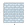 Ambesonne Sea Animals Shower Curtain, Sharks Swimming Horizontal Silhouettes Powerful Dangerous Wild Life, Cloth Fabric Bathroom Decor Set with Hooks, 69" W x 84" L, Soft Blue view 3