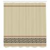 Ambesonne Abstract Shower Curtain, Simplistic Classic Greek Inspired Pattern in Monochrome Design, Cloth Fabric Bathroom Decor Set with Hooks, 69" W x 84" L, Pale Sepia Cinnamon and Brown view 2