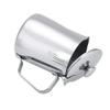 Fealay Espresso Cup Creamer Stainless Steel Cup Mug Milk Frothing Pitcher Jug with Lid for Latte Coffee Art view 2