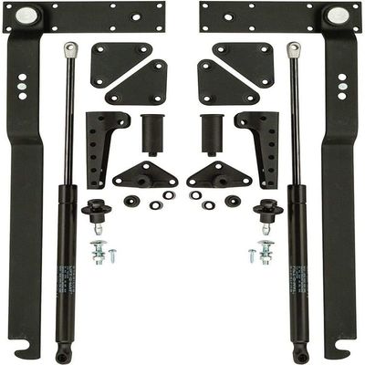 Hiddenbed Murphy Bed and Desk Combo Hardware Kit Mechanism, Single, Black