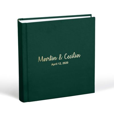 Classic Traditional Wedding Photo Album | Deluxe Travel Photography Album | Artisan Handmade Family Memory Book | Premium Velvet Scrapbook with Personalized Options