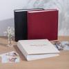 Classic Traditional Wedding Photo Album | Deluxe Travel Photography Album | Artisan Handmade Family Memory Book | Premium Velvet Scrapbook with Personalized Options view 3