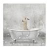 Stupell Industries Baby Llama Bath Time Cute Animal Design, Designed by Kim Allen Wall Art, 24 x 1.5 x 24, Canvas view 1
