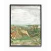 Stupell Industries Abstract Paint Fluid Brown Green Design view 1