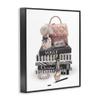 Stupell Industries Fashion Bookstack Purse Perfume Pink Glam Design view 3