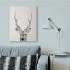 Stupell Industries Deer Portrait Grey Drawing Design, Designed by Victoria Borges Wall Art, 30 x 1.5 x 40, Canvas view 2
