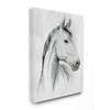 Stupell Industries Horse Portrait Grey Drawing Design view 1