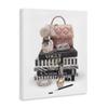 Stupell Industries Fashion Bookstack Purse Perfume Pink Glam Design view 3
