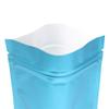 QQ Studio Pack of 100 Translucent Front Matte Blue Poly Plastic Zip Seal Bags (3.3oz (5" x 7"), Blue Stand-Up Pouch | 200 Bags) view 4