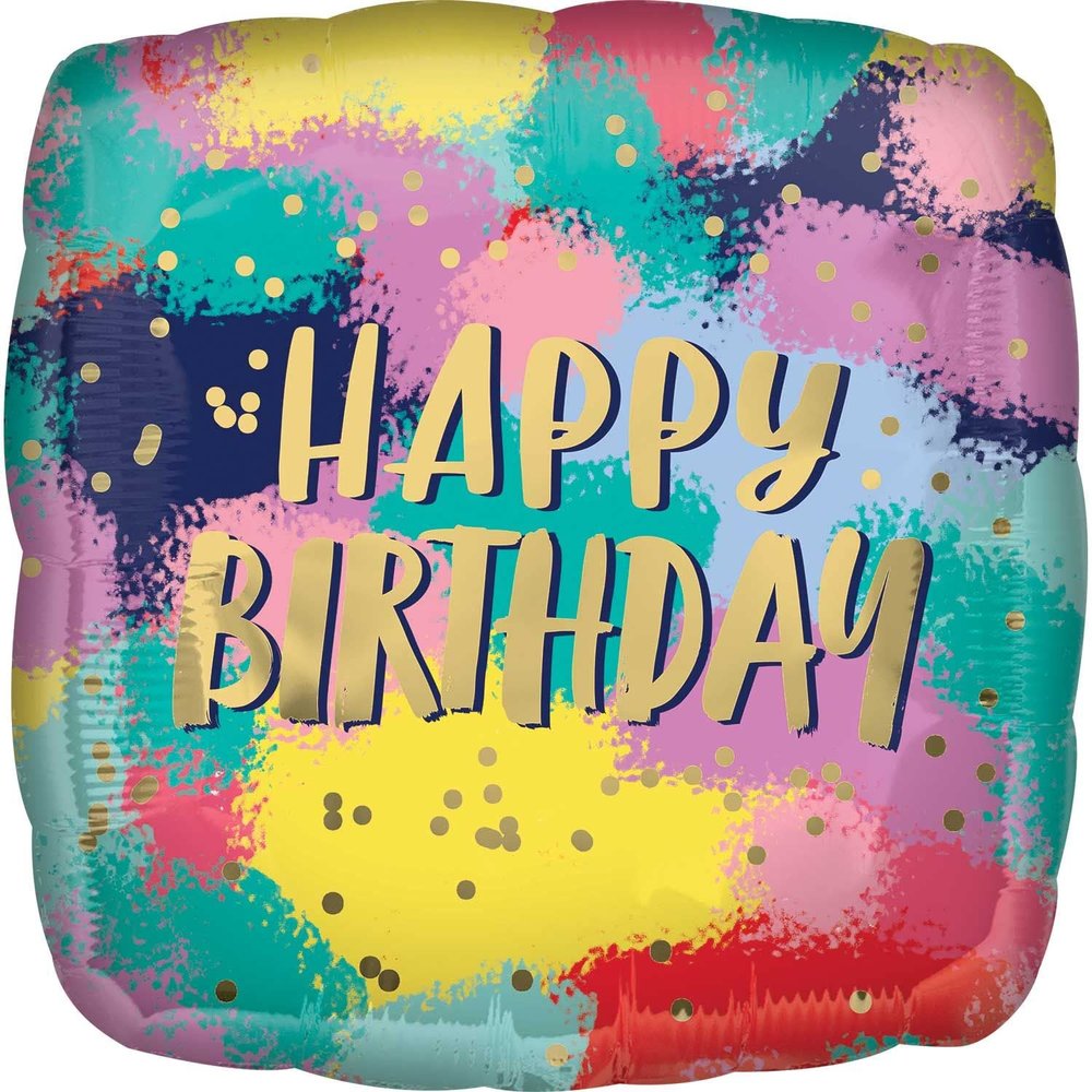 Anagram 18" Painted Birthday Colors HX