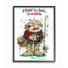 Stupell Industries Fishing I'm an Athlete Funny Sports Cartoon Design view 1