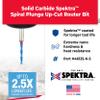 Amana Tool Spektra Extreme Tool Life Coated Solid Carbide Spiral Plunge Router Bit, 46125-K-5 5 Pack, 1/8 Dia x 13/16 CH x 1/4 Shank 2-1/2 Inch Long Up-Cut view 2