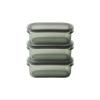 LIKE-IT FC-031 Kitchen Storage, Plastic, Airtight Storage Container, M, 18.3 fl oz (520 ml) - 3P, Green, Freezer, Dishwasher Safe, TPX Container, Microwave Safe, Ultra Lightweight view 1