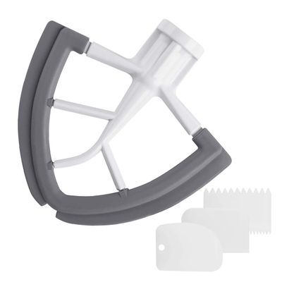 Flex Edge Beater for KitchenAid 4.5-5 QT Tilt-Head Mixer, Silicone Paddle