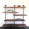 5-Tier Industrial Pipe Bookcase | Boston Manor | Barnwood Studio LFK view 2