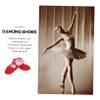 Ballet Shoes Size 31 PU Leather Soft Sole Dance Shoes Red view 4