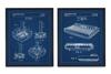 WUNDERKAMMER STUDIO - Atari Controller and Console Patent Poster Prints - Video Game Wall Art - House Home Dcor - Kids Room Basement Decor - Set of 2-8 x 10 Framed Prints view 1