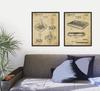 WUNDERKAMMER STUDIO - Atari Controller and Console Patent Poster Prints - Video Game Wall Art - House Home Dcor - Kids Room Basement Decor - Set of 2-8 x 10 Framed Prints view 2