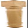 Highland Manor Wood Products Farmhouse Dining Table Leg - 29" Tall x 3 1/2" Wide - Unfinished Wooden Leg for Kitchen Dining Tables, Classic Home Decor, or Desks (Cherry) (1 Leg) view 1