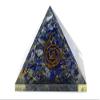 Orgone Chakra Pyramid EMF Protection Energy Generator Crystal Healing 7 Chakra Balancing Empath Protection Yoga Development Psychic Meditation Body Purification (Lapis Lazuli Orgone Pyramid) view 1