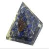 Orgone Chakra Pyramid EMF Protection Energy Generator Crystal Healing 7 Chakra Balancing Empath Protection Yoga Development Psychic Meditation Body Purification (Lapis Lazuli Orgone Pyramid) view 2
