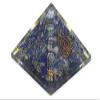 Orgone Chakra Pyramid EMF Protection Energy Generator Crystal Healing 7 Chakra Balancing Empath Protection Yoga Development Psychic Meditation Body Purification (Lapis Lazuli Orgone Pyramid) view 3