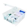 Best Kept Super Satchel Double Deep Compartment Box - Art Storage with 8 Removable Compartments | Smart Closure for Craft Supplies, Home & Office Improvement view 1