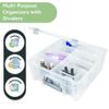 Best Kept Super Satchel Double Deep Compartment Box - Art Storage with 8 Removable Compartments | Smart Closure for Craft Supplies, Home & Office Improvement view 3