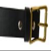 Steamer Trunk Retaining Girth Strap Black Leather view 2