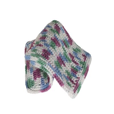 100% Cotton Hand Crocheted Potholder Pot Holder Hot Pad Doily Color: Freshly Pressed