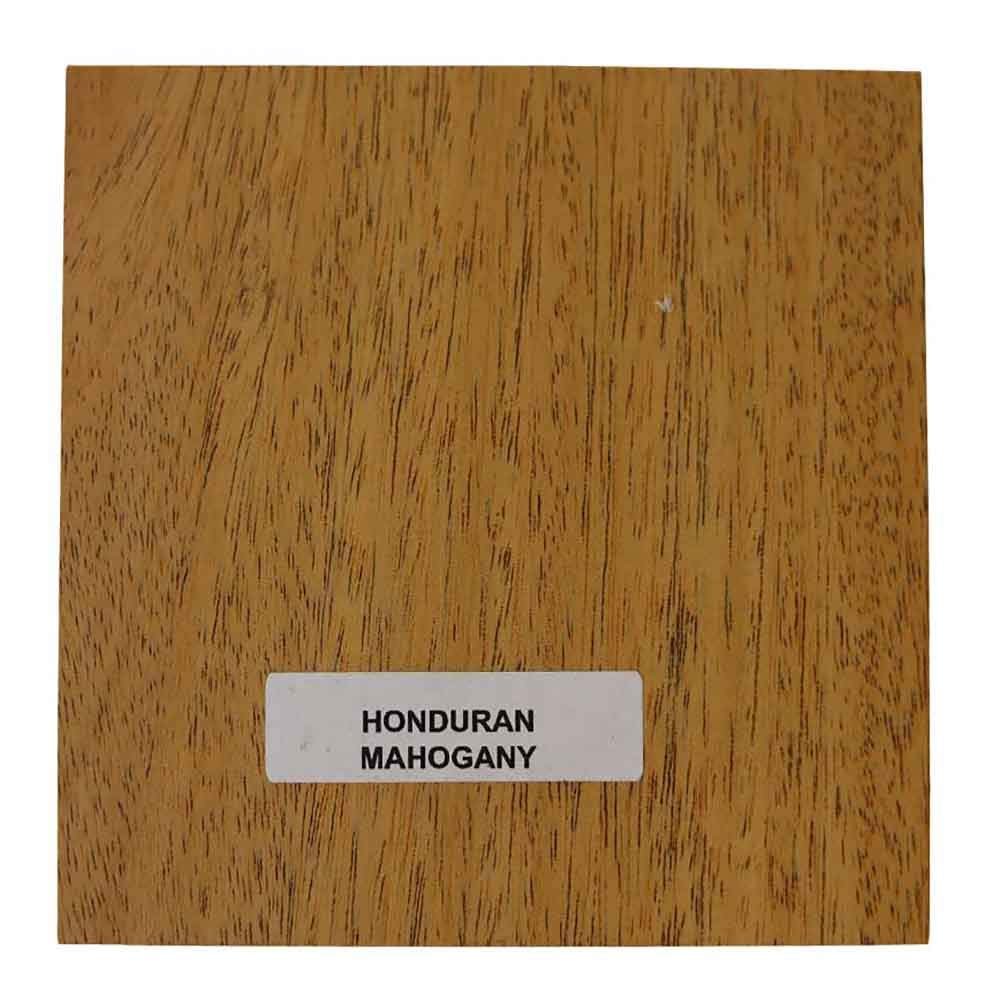 Exotic Honduran Mahogany Bowl Blank for Wood Turning, Measuring 5 x 5 x 2 Inches