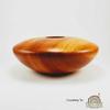 Exotic Honduran Mahogany Bowl Blank for Wood Turning, Measuring 5 x 5 x 2 Inches view 2