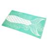 101 BEACH Summer Trendy Printed Large Beach Pool Towel - Personalization Available (Seafoam Green Mermaid Tail - Embroidered Name) view 3