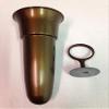 Crypt Cemetery Vase & Yellow Rose Silk Flowers Disc Base Ring Support for Epoxy view 4