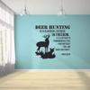 Deer Hunting Classsical Exercise Quote Hunting Hunter Huntsman Hunt Forest Animal Quotes Wall Decal Sticker Vinyl Art Mural for Girls / Boys Home Room Walls Bedroom House Decor Decoration (40x40 inch) view 1
