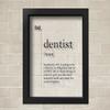 Marchak Transparent Dentist Definition Poster Dental Office view 2